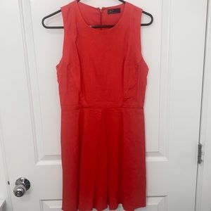 Gap coral a-line dress